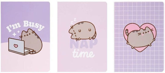 Pusheen Тетрадки С Редове А6 32 Листове 3 Бройки Различни Дизайни