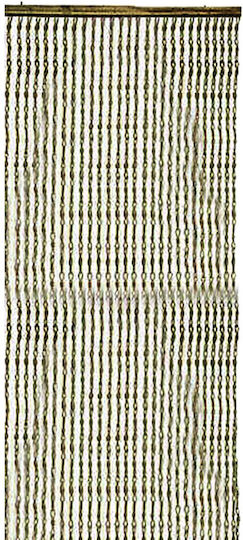 HOMie Door Curtain Fabric Brown 180x90cm 10-271