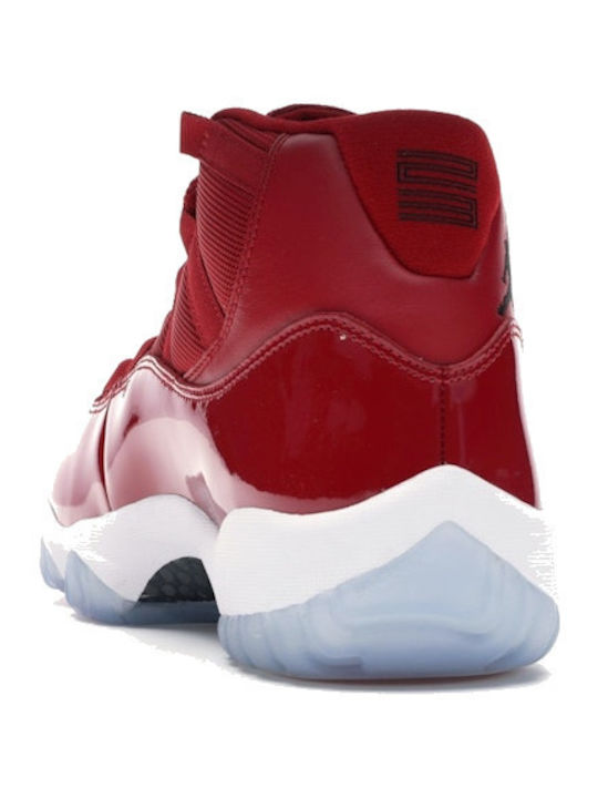 Air  11 Retro Win Like 96 Мъжки Сникърси Червени
