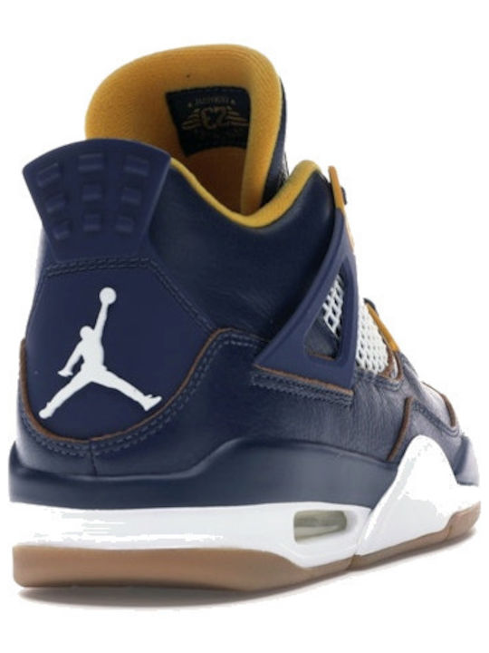 Air  4 Retro Dunk From Above Männliche Sneakers Blau