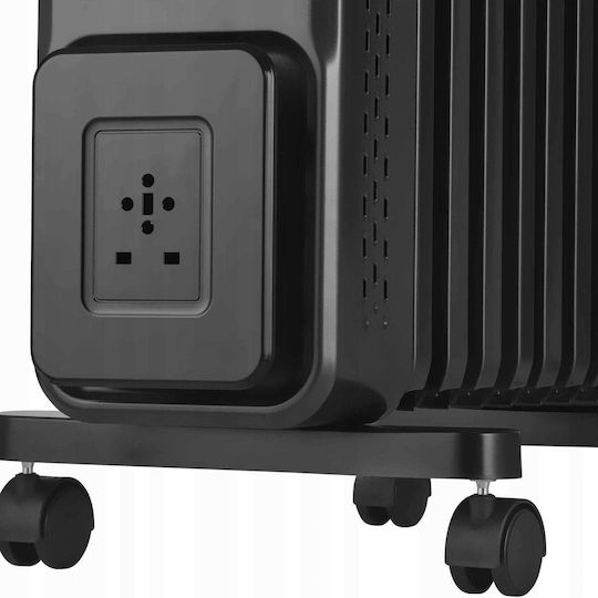 Sencor Конвектор Подов 2400W с Електронен Термостат 66x24.5cm Черен
