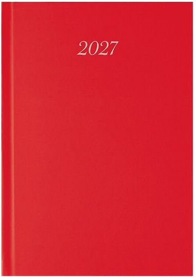 Λιναρδάτος Classic Ημερήσιο Planner 2027 Λευκό 10x14εκ.