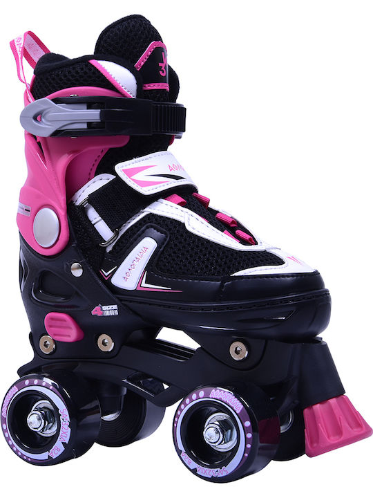 Αθλοπαιδιά 002.1088/K/40 Inline Αυξομειούμενα Rollers Φούξια Ενηλίκων
