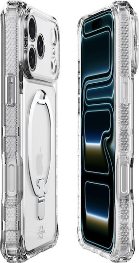Itskins Hybrid R Clear Stand With Magsafe Clear iPhone 18 Pro Max/17 Pro Max Mobile Phone Case