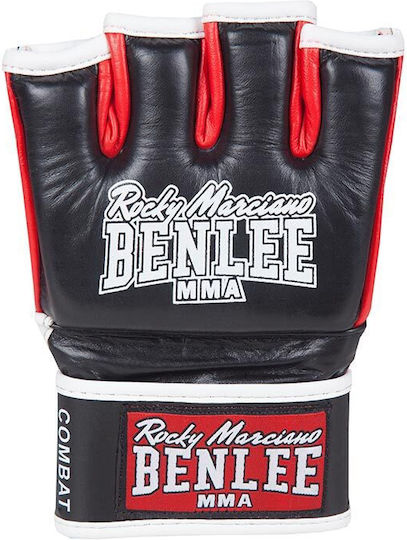 Benlee Mănuși MMA de Sparring din Piele Slammer Negre S
