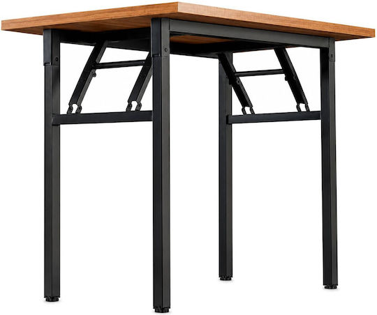 Γραφείο Υπολογιστή Ξύλινο Καρυδί 100x60x75εκ.