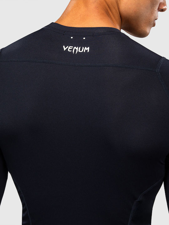 Venum Мъжка Дълъг Ръкав Блуза VENUM-06389-414 За Джиу-Джицу / ММА Синя