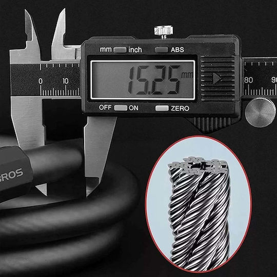 Rockbros Fahrradschloss mit Kombination 5-stellige Kabelschloss 1.8m Schwarze