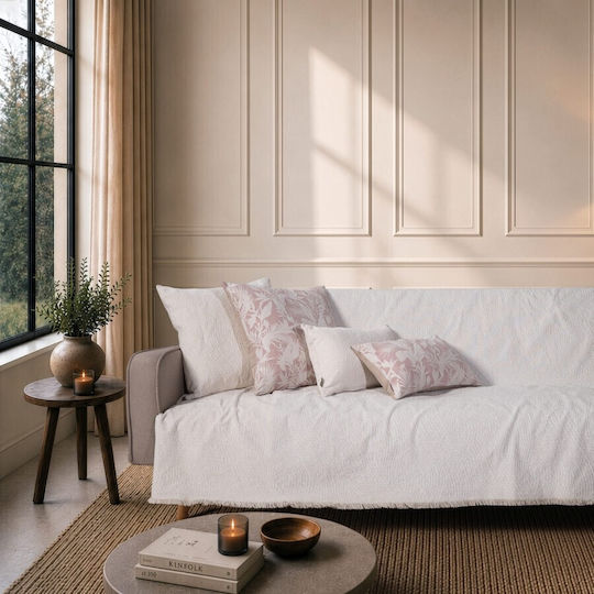 Teoran Norman Διθέσιου Καναπέ Π180xΜ250cm Off White