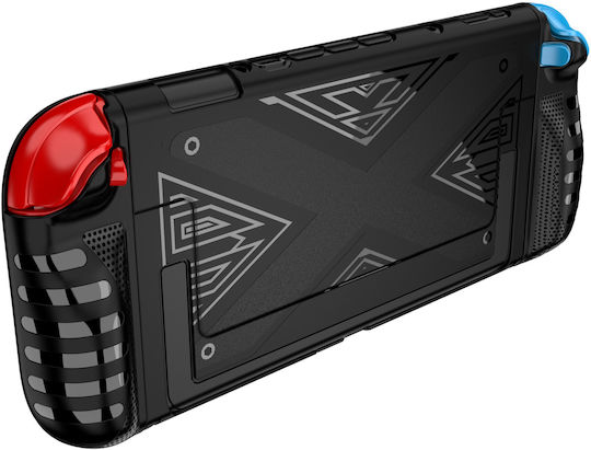 Strado Hülle Nintendo Switch 2 2025 Silikon Kickstand 3-teilig Schwarzer Schutzständer
