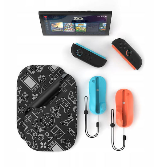 2x Mouse Holder Mouse-mode Joy-con Pad Nintendo Switch 2 Jys-ns2313-v4 Orange Blue