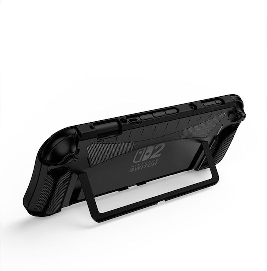 Strado Hülle Nintendo Switch 2 2025 Leichte Gaming Verbessert Griff Schwarz Schutzständer