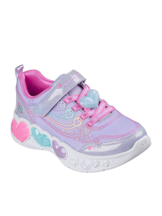 Heart Lights Kinder Sneaker mit Lichtern Lila
