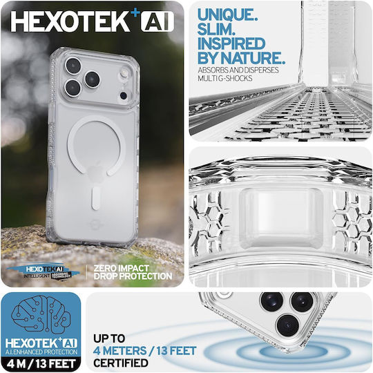ITSkins Hybrid Back Cover Transparent for iPhone 18 / 17 Pro