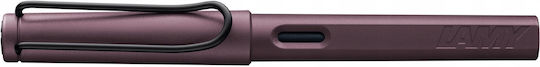 Lamy Safari Fountain Pen Purple Plastic with Purple Ink