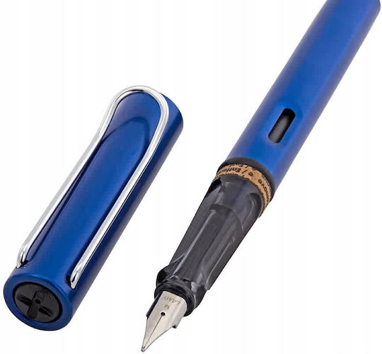 Lamy Al-star Stilou de Scris Extra Fine Albastru din Aluminiu cu Cerneală Albastră