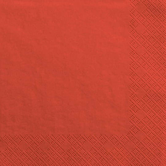 Party-Servietten Rote 33x33cm 20 Stück