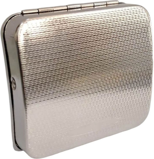 Kalliopi Silver Zigarettenschachtel Drehmaschine Metallisch Silber Farbe Design Love Sucks 8x9cm 47302-011-1