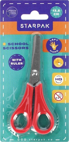 Starpak Scissors For Left-Handers 13cm With Metallic Blue Blade 1 Piece
