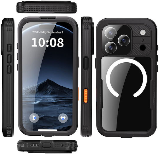 Redpepper Ip68 Waterproof Back Cover Black for iPhone 18 / 17 Pro Max