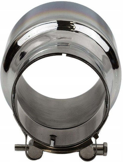 Poujoulat Kaminrohr Abschluss Typ 25 89mm Eingang 76mm Poliert Burn