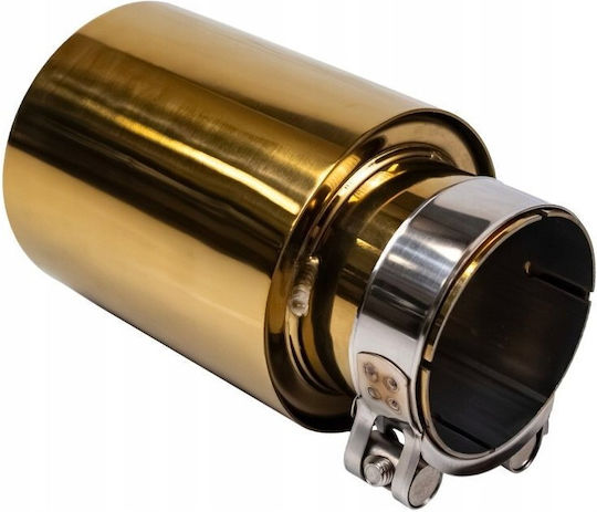 Poujoulat Kaminrohr Abschluss Typ: 51 89mm Eingang 70mm Gold Satin