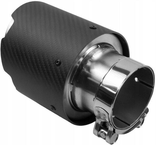 Poujoulat Kaminrohre Typ 03 Eingang 127mm 70mm Carbon Matt