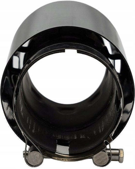 Poujoulat Exhaust Termination Type 53 101mm Inlet 70mm Black Chrome