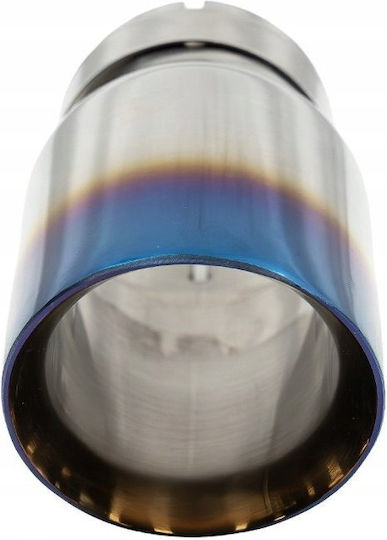 Poujoulat Kaminrohr Auslass Typ:23 89mm Eingang 70mm Poliert Burn
