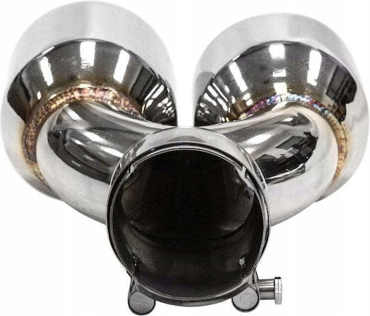 Mtuning Abgasendstück Typ: 34 89mmx2 Eingang 70mm Set