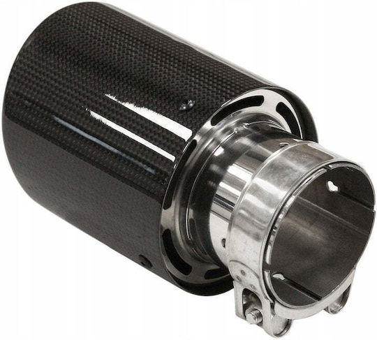 Poujoulat Kaminrohr 114mm Είσοδος 63mm Carbon Gloss