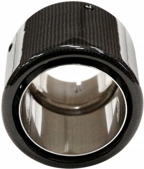 Poujoulat Kaminrohr 114mm Είσοδος 63mm Carbon Gloss