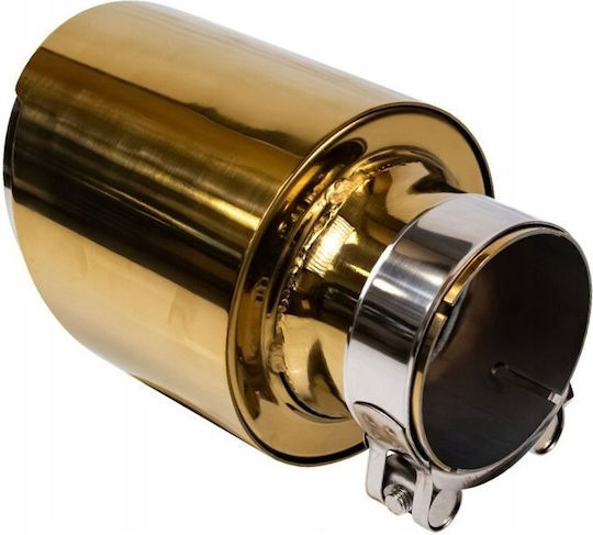 Poujoulat Kaminrohr Abschluss Typ 39 89mm Eingang 76mm Gold Satin