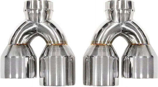 Poujoulat Kaminrohr Abschluss Typ 34 89mmx2 Eingang 76mm Set