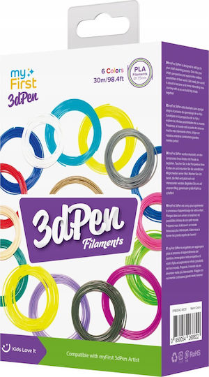 myFirst PLA 3D Drucker Filament 1.75mm Gelbes 0.015kg
