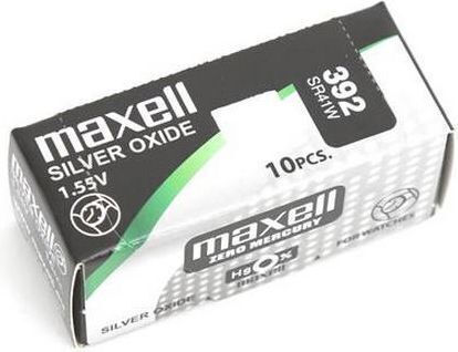Maxell Батерия Сребърен оксид за часовници SR41 1бр