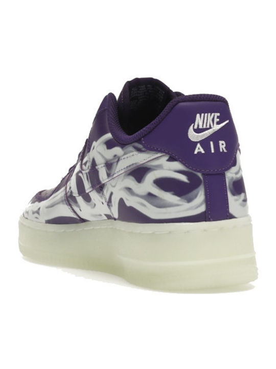 Air Force 1 Low '07 Сникърси Лилав Skeleton Halloween 2021