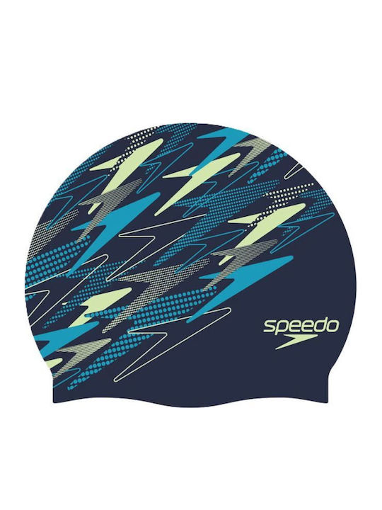 Speedo Cap Silicon Printed-peacoat/pale Cl 385002u Speedo Cap Silicon Printed-peacoat/pale Cl 385002u