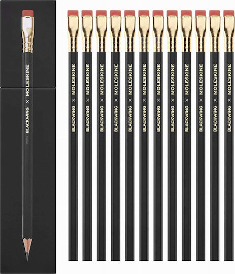Set 12 Harte Bleistifte Blackwing X Moleskine
