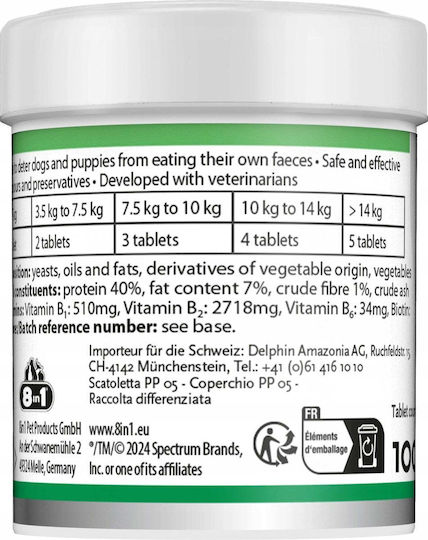 8in1 NutriScience Hundepolivitamine in Tabletten für die allgemeine Gesundheit