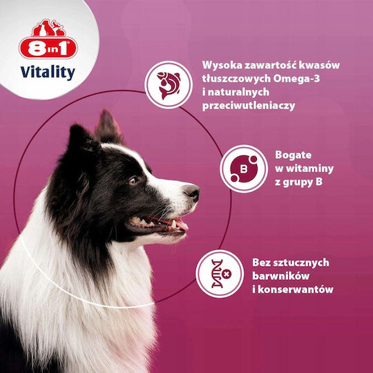 8in1 Multivitamine Für Hunde in Tabletten Für Haut & Haar