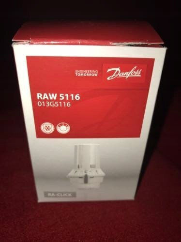 Danfoss Set of 2 Thermostatic Head Rae Valve Rlv-ks 1/2" Angle
