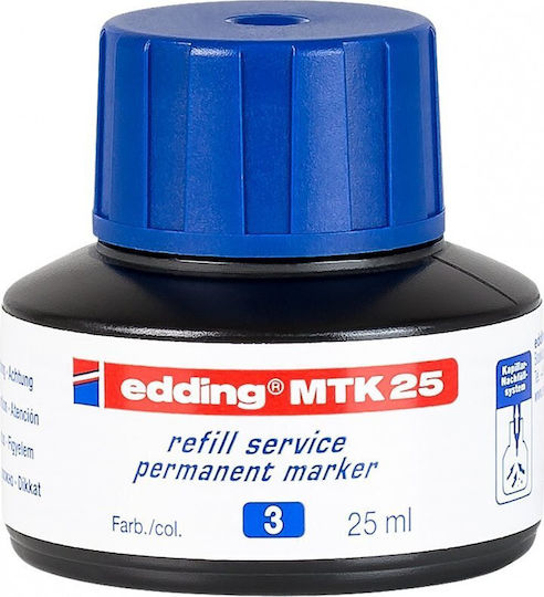 Edding Marker Albastru Rezistent la spălare 25ml