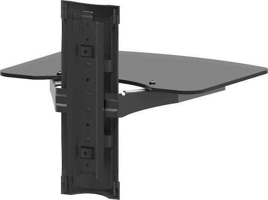 Ergosolid Ovi-s1 Audio Video Dvd Regal Gehärtetes Glas Sehr Hochwertige Verarbeitung