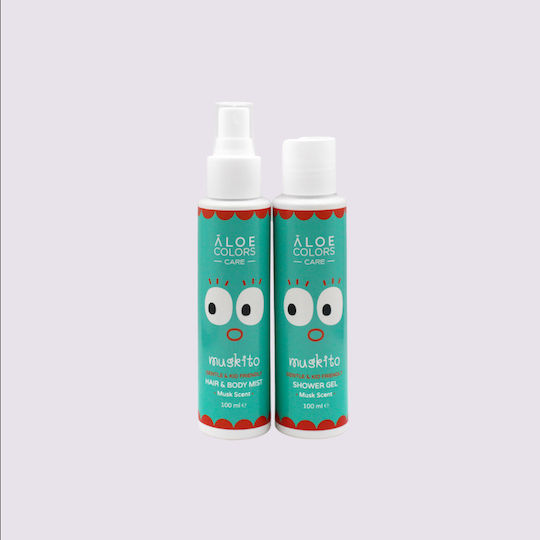 Aloe Colors Muskito Σετ Περιποίησης για Καθαρισμό Σώματος 4τμχ