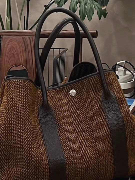 Γυναικεία Shopper Τσάντα Καφέ