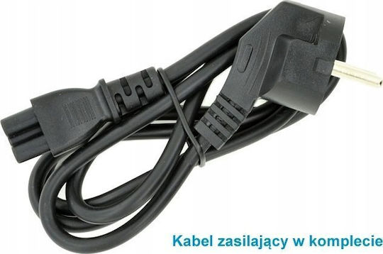 Energy4U Зарядно Устройство За Лаптоп 45W 19.5V 2.31A За Dell Със Свалящ Се Кабел За Захранване И С Комплект От Накрайници