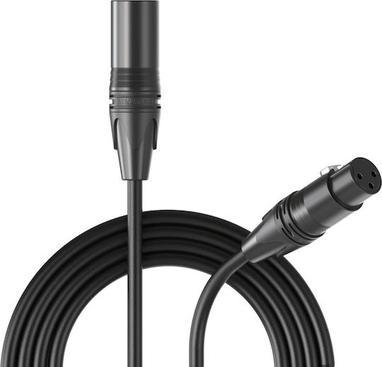Procab Cable XLR male - Μαύρο 1.5m PRA901/1.5
