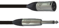 Onsei XLR кабел мъжки - Черен 1m ON-I32810