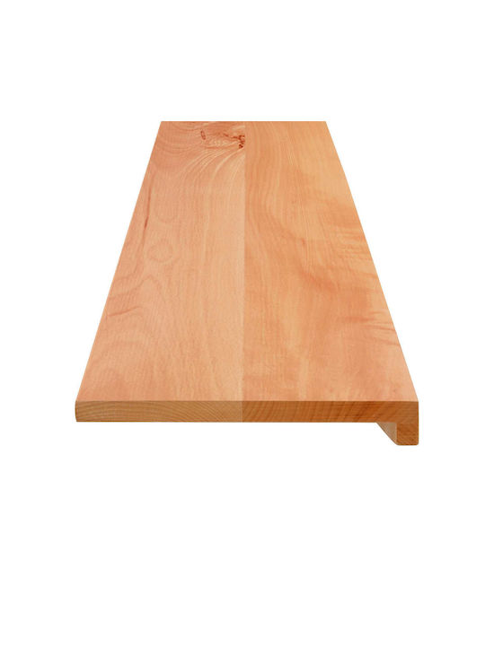 Παράθυρα 2 Τμχ Λακαρισμένο 70 X 30 X 2 Cm Στερεό Ξύλο Οξιάς 42048231 Καφέ